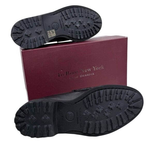 To Boot New York $399 O\'Conner Leather Loafers Windsor Black Lug Sole Men\'s 9.5 main image 13